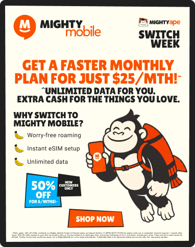 Mighty Mobile Switch Week promo 50 percent off Faster and Fastest monthly prepay plans