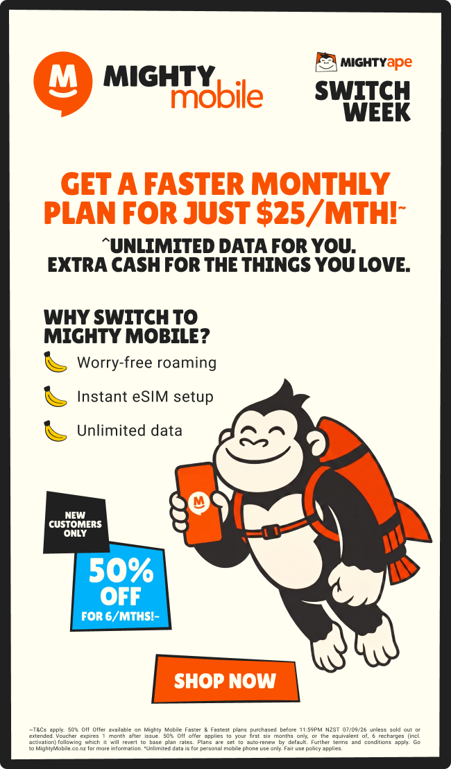 Mighty Mobile Switch Week promo 50 percent off Faster and Fastest monthly prepay plans